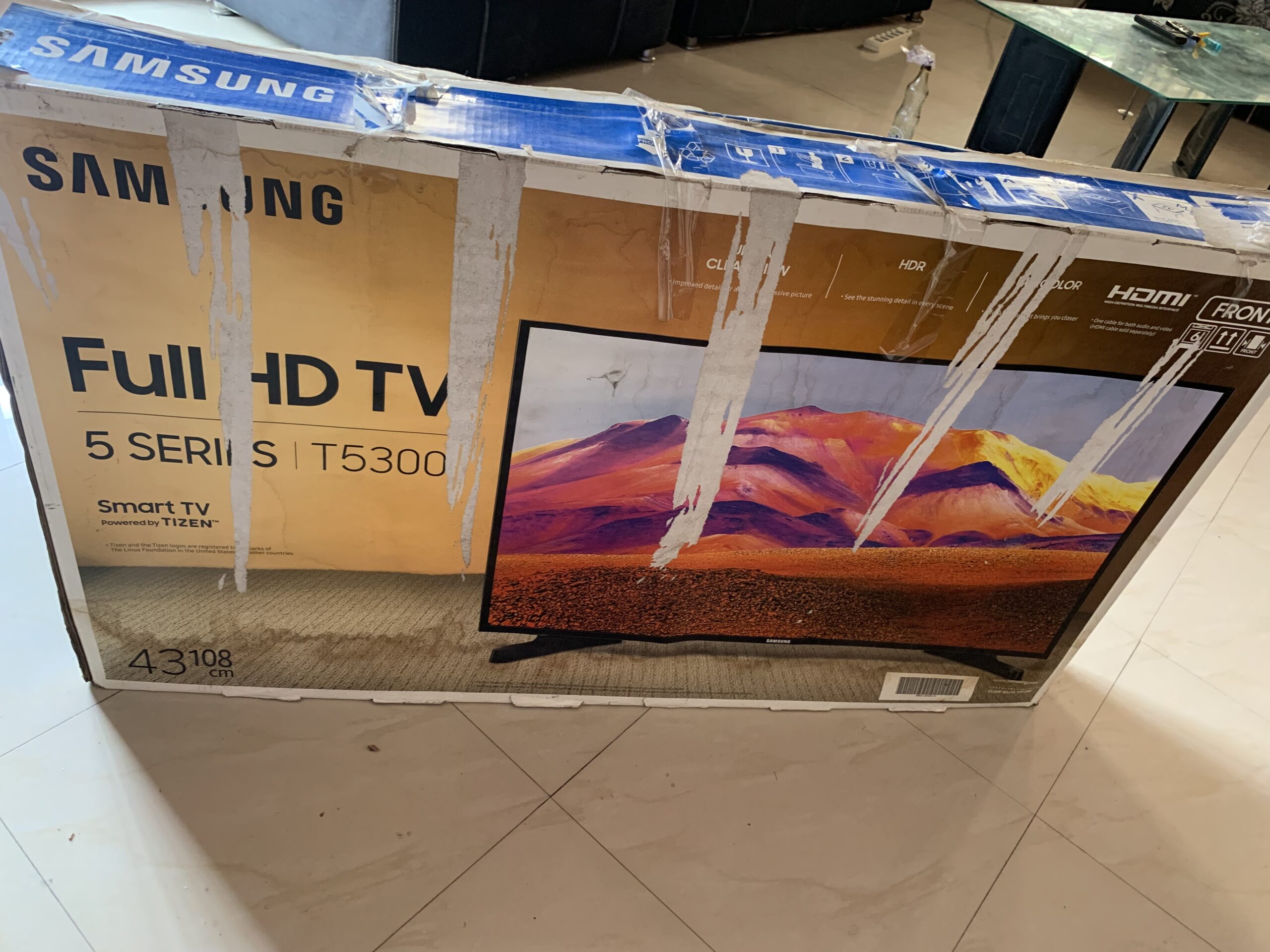 Samsung smart HD tv 43 inches