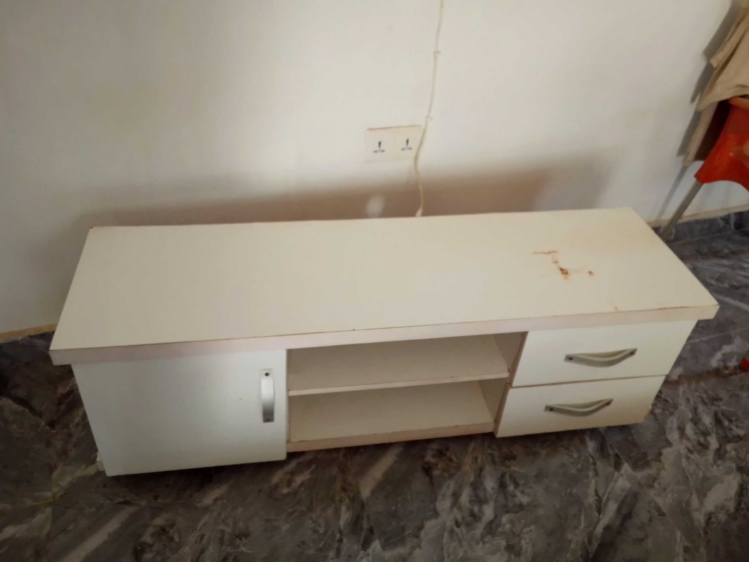 Fairly used items – Shelf, chair, Ox fan and children wardrobe