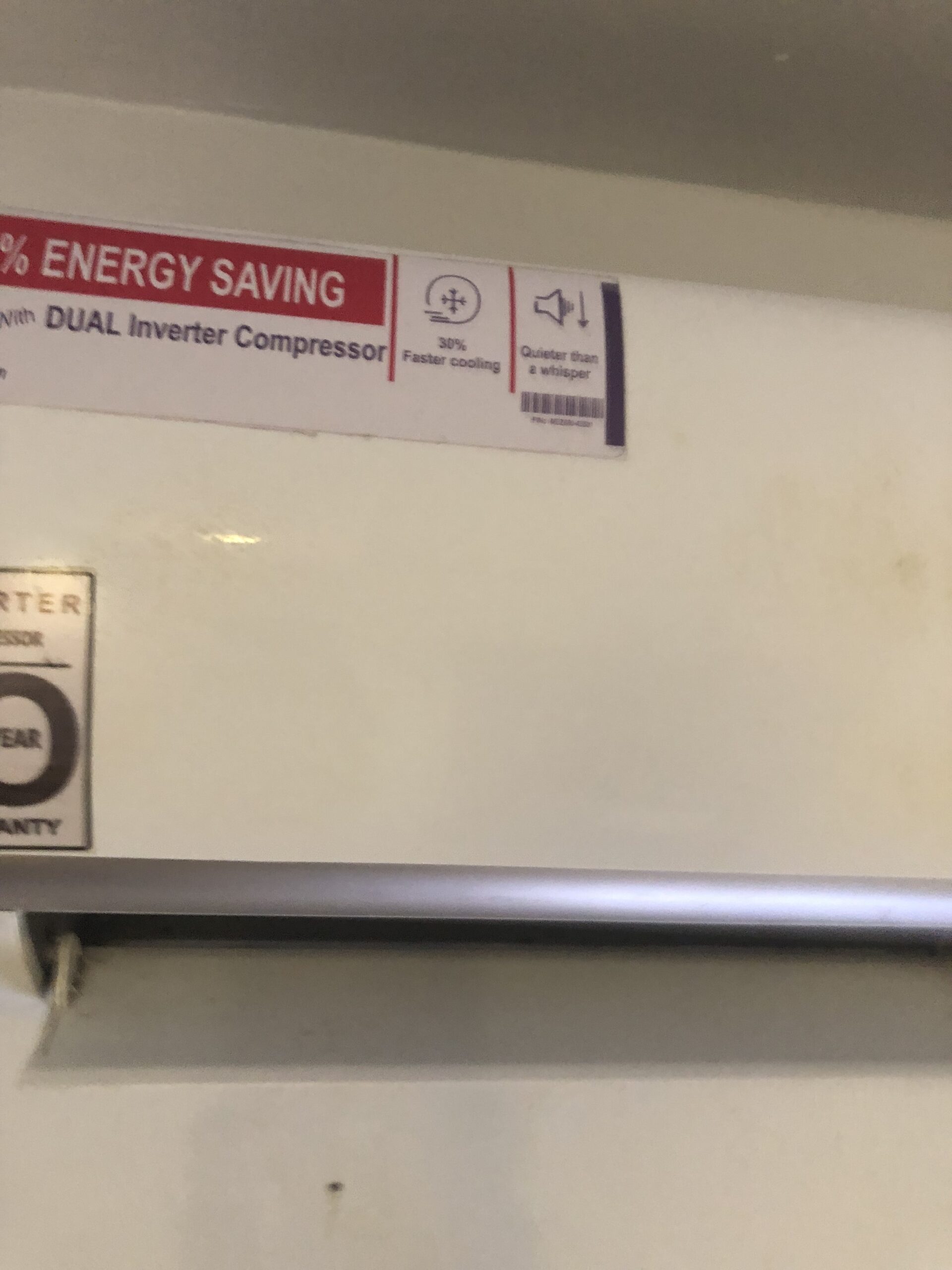 LG inverter 1.5hp split Air Conditioner